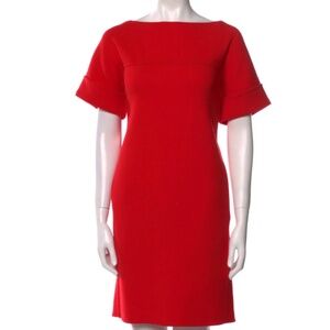 Oscar de la Renta Red Dress